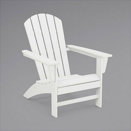 POLYWOOD Nautical White Adirondack Chair 633AD410WH